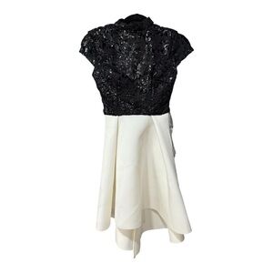 Elegant Black and White women’s Dress